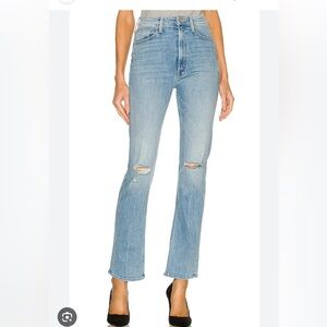 Mother Denim High Waisted Rider Skimp in Dreamer wash, size 29